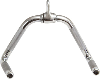 Hoof handle one-hand cable chrome-plated and knurled I stirrup with rotating handle