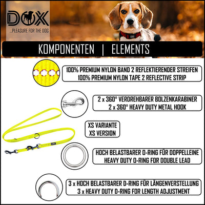 DDOXX NYLON DOG LEASH