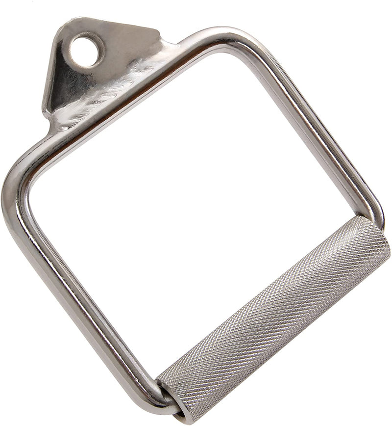 Hoof handle one-hand cable chrome-plated and knurled I stirrup with rotating handle