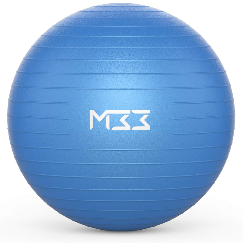 Exercise Ball 55 to 85 Cm Extra Thick Antiburst Yoga Ball with Air Pump