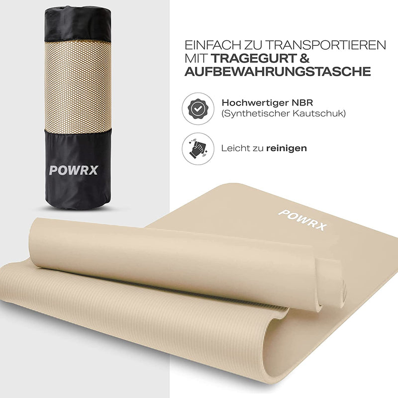 Gymnastics mat I yoga mat 190 X 60 80 od 100cm extra thickness 15 od 1cm