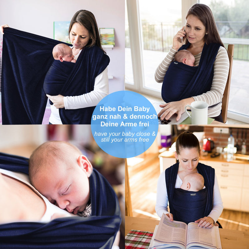 Baby Sling Dark Gray High Quality Baby Sling For Newborns And Babies