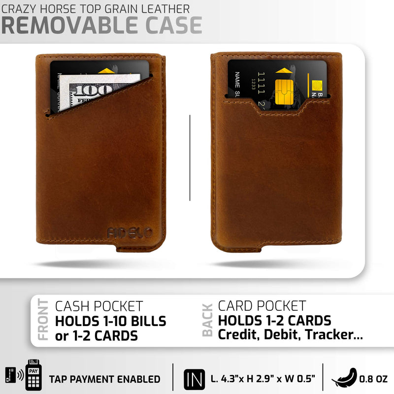 Minimalist Card Holder Hybrid RFID Wallet For Men Mini