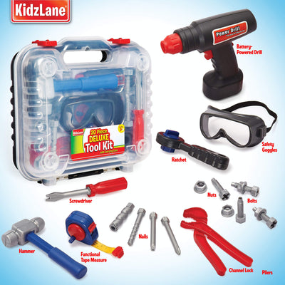 Durable tool set for children and toddlers with electronics