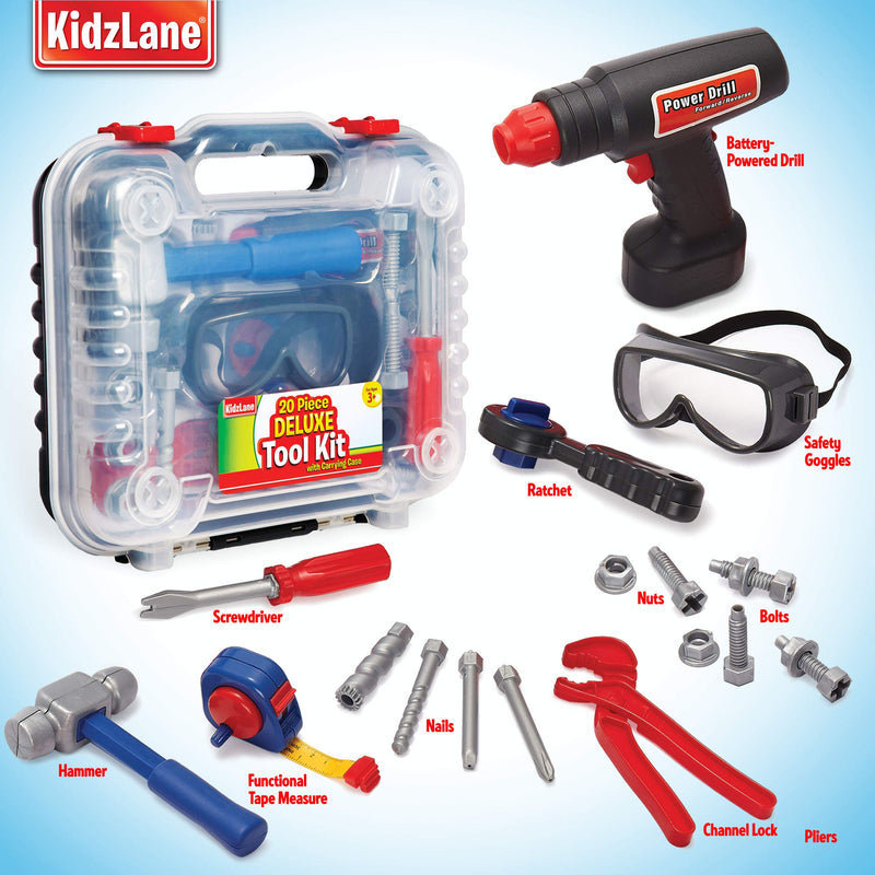 Durable tool set for children and toddlers with electronic