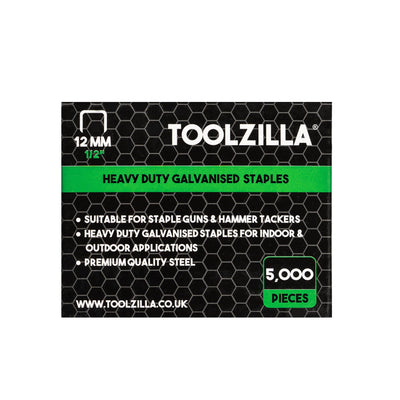 Staples for staple gun robust galvanized 6 mm 5000 pieces