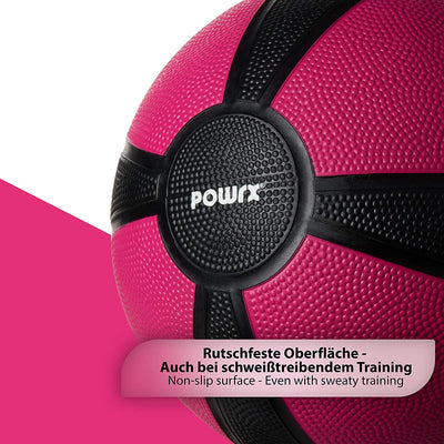 POWRX MEDICINE BALL WEIGHT BALL 1-10 KG