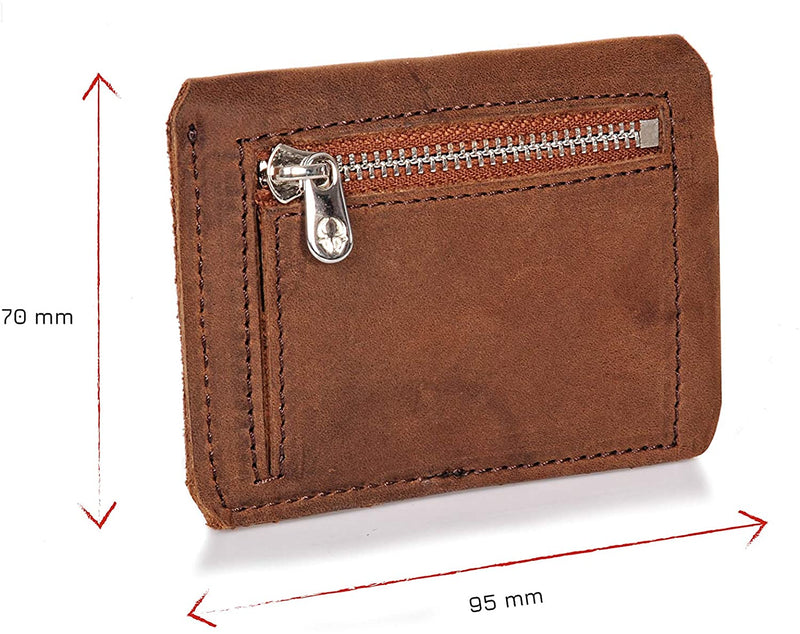 Slim Wallet with Coin Compartment Bern Men&