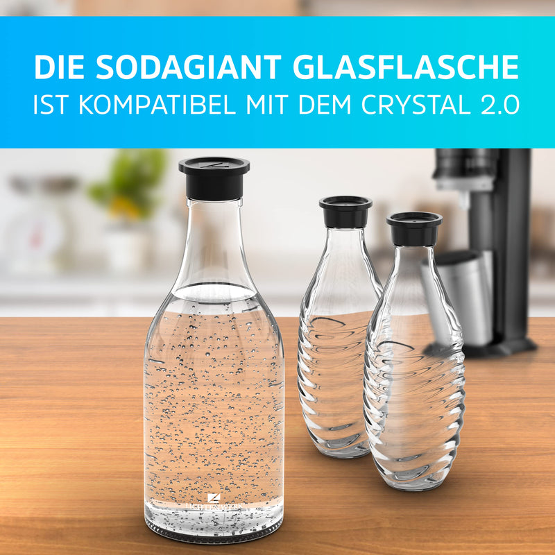 Glass Bottle Compatible With Sodastream Crystal 20 33 More Fizz