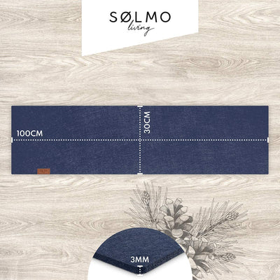 Sölmo I table runner made of felt I 150x40cm table runner I Scandinavian design