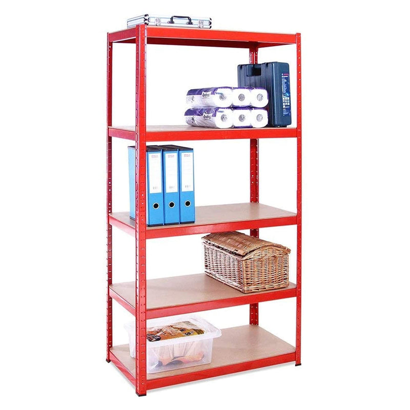 Grack Heavy Duty Shelf 1 Blue Storage Shelf 5 Compartments For Basement Workshop