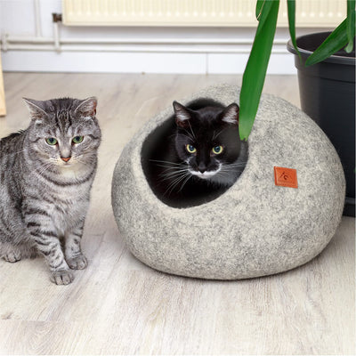 PAW OLYMP ® CAT CAVE MADE OF NATURAL SHEEP WOOL