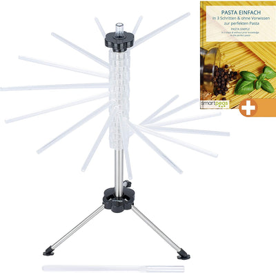 SMARTPEAS NOODLE DRYER - NOODLE STAND FOR DRYING YOUR PASTA - WITH 16 ARMS EVERY NOODLE FITS ON THE DRYING STAND