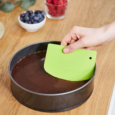 LIVAIA DOUGH SCRAPER SET: 3X DOUGH SCRAPER CARD FOR BAKING -