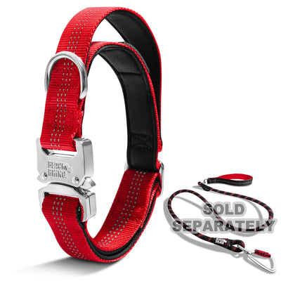 Tactical Dog Collar Ultra Soft Padded with Neoprene Dog Collar