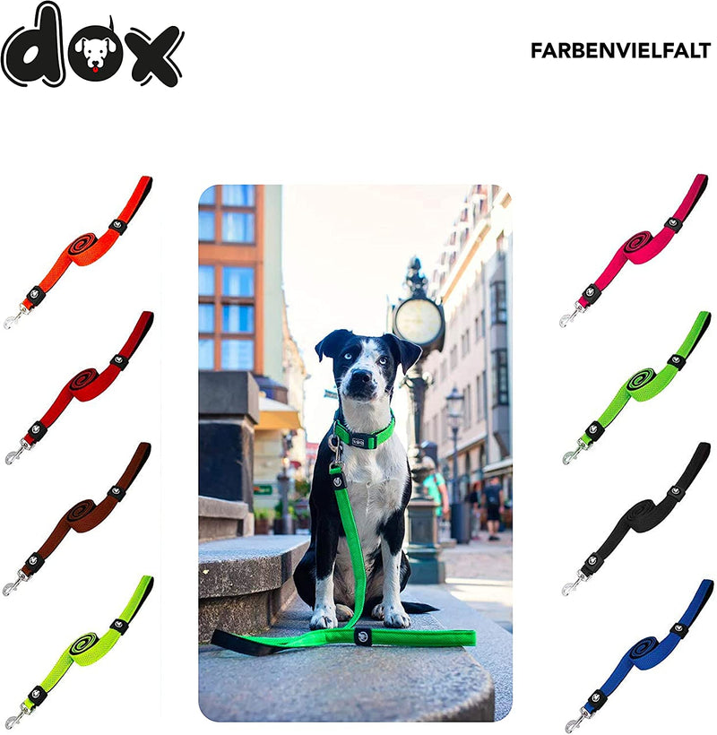 DDOXX DOG LEASH AIR MESH 120 CM | HAND STRAP | FOR SMALL & LARGE DOGS | MANY COLORS & SIZES | LEASH DOG | LEAD SMALL | RUNNING LEASH PUPPY LEASH LARGE | RED