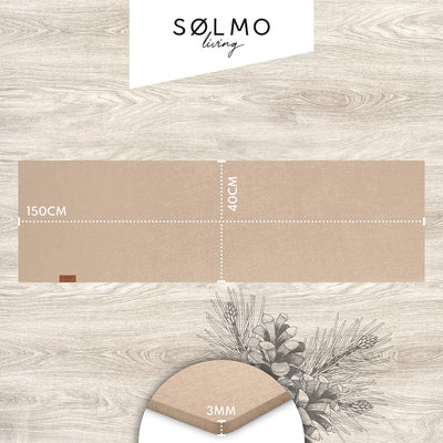 Sölmo I table runner made of felt I 150x40cm table runner I Scandinavian design