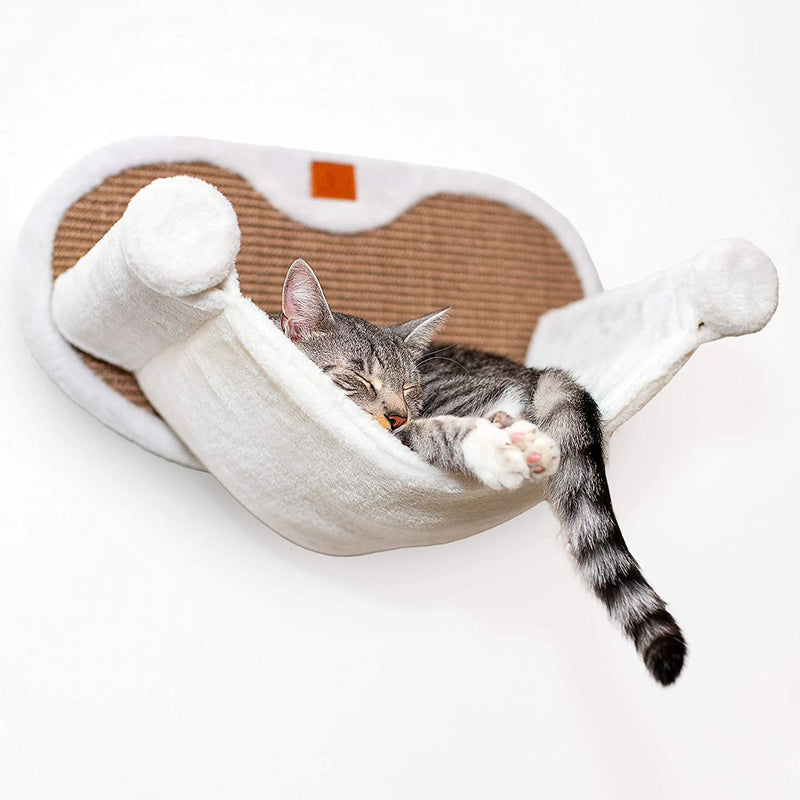 PAW OLYMP ® HAMMOCK FOR CAT, STABLE WITH WALL MOUNTING FOR CATS UP TO 10KG