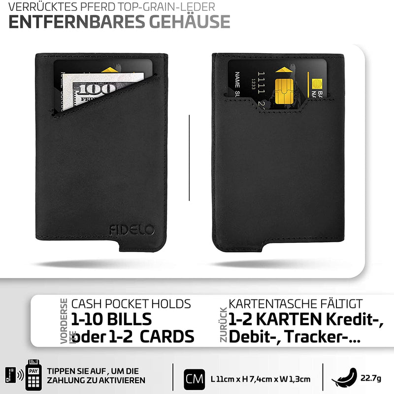 Minimalist Card Holder Hybrid RFID Wallet For Men Mini