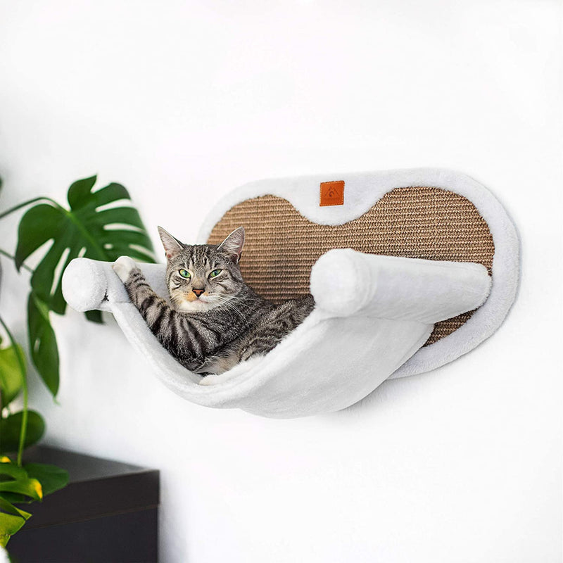 PAW OLYMP ® HAMMOCK FOR CAT, STABLE WITH WALL MOUNTING FOR CATS UP TO 10KG