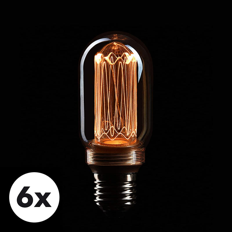 CROWN LED EDISON ILLUSION FILAMENT BULB E27 SOCKET