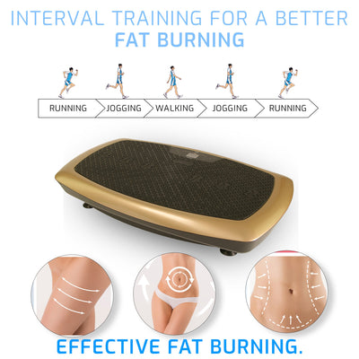 Vibration plate Basic Duo Incl Workout I Fitness training device Incl