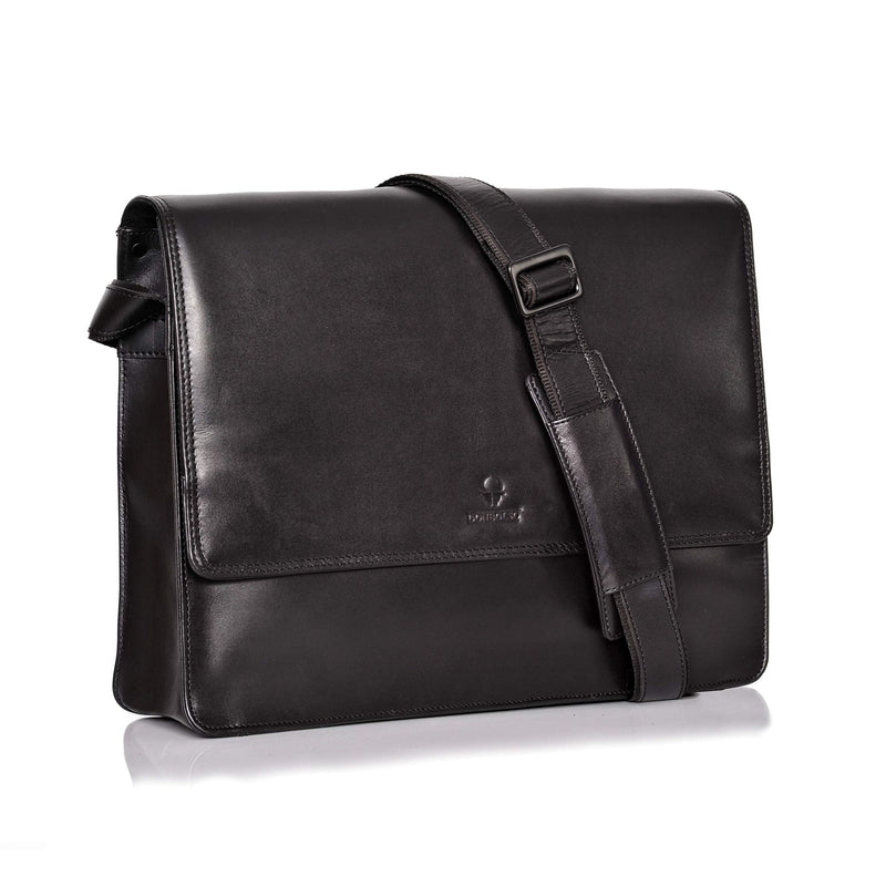 Barcelona Messenger Bag I Leather Shoulder Bag for Laptop I Briefcase