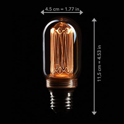 CROWN LED EDISON ILLUSION FILAMENT BULB E27 SOCKET