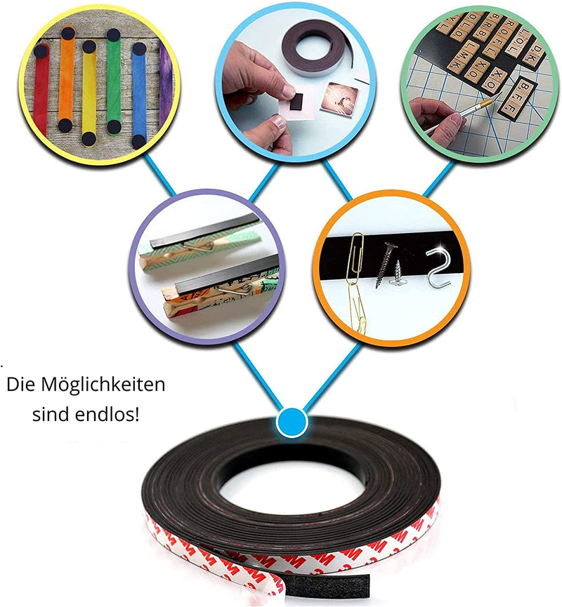 CRAFTOPIA SELF-ADHESIVE MAGNETIC STRIP