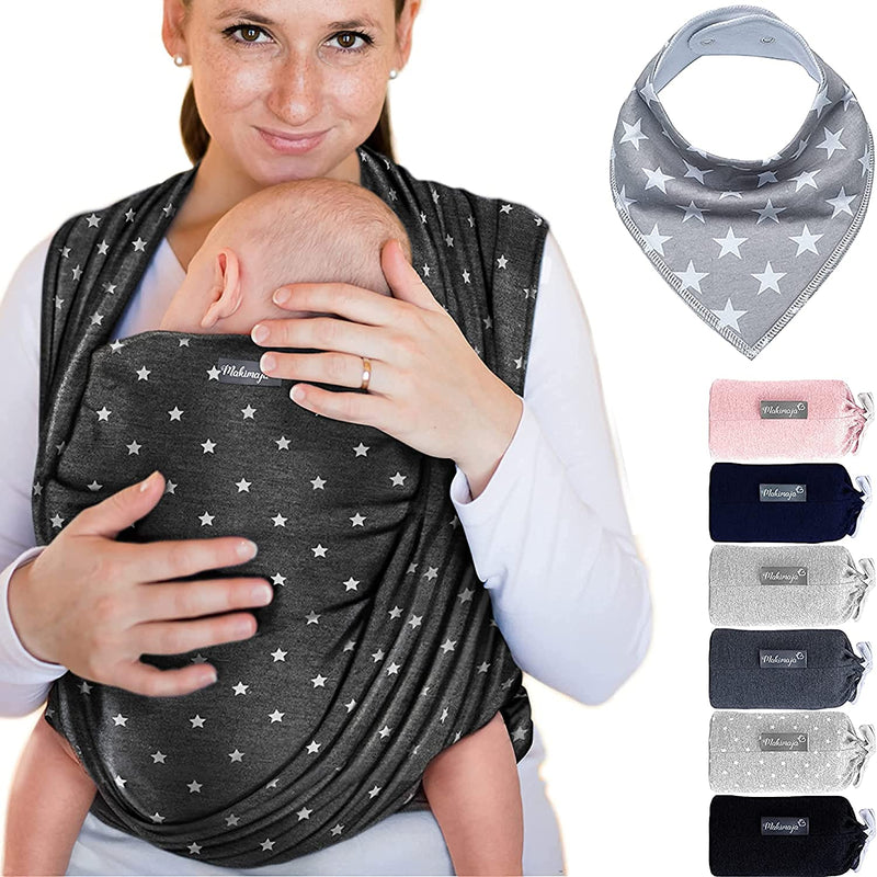 Baby Sling Dark Gray High Quality Baby Sling For Newborns And Babies