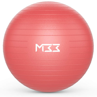 Exercise Ball 55 to 85 Cm Extra Thick Antiburst Yoga Ball with Air Pump