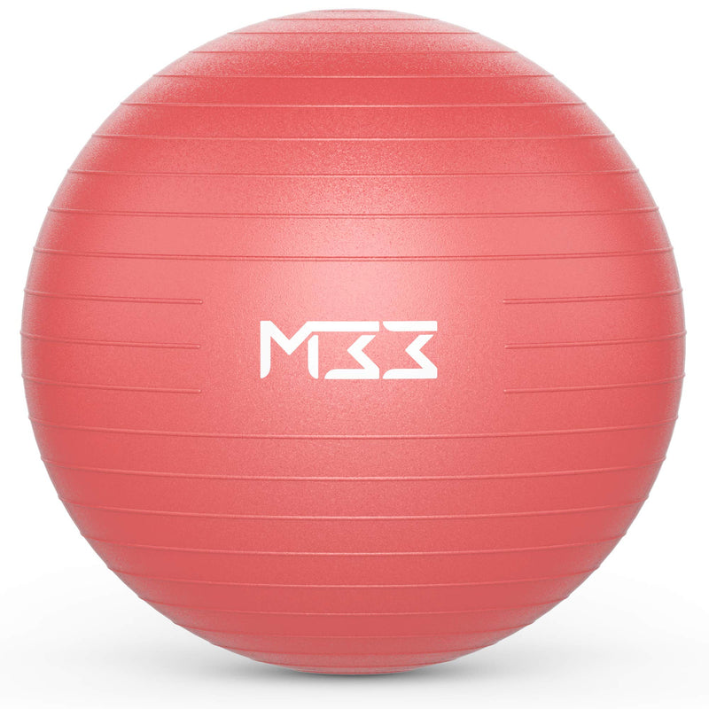 Exercise Ball 55 to 85 Cm Extra Thick Antiburst Yoga Ball with Air Pump