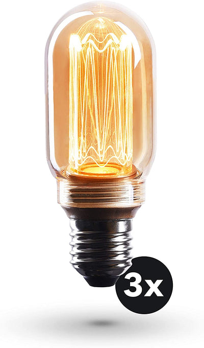 CROWN LED EDISON ILLUSION FILAMENT BULB E27 SOCKET