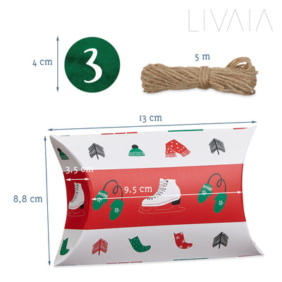 LIVAIA ADVENT CALENDAR TO FILL: DIY ADVENT CALENDAR 2022 - SMALL PAPER BAGS