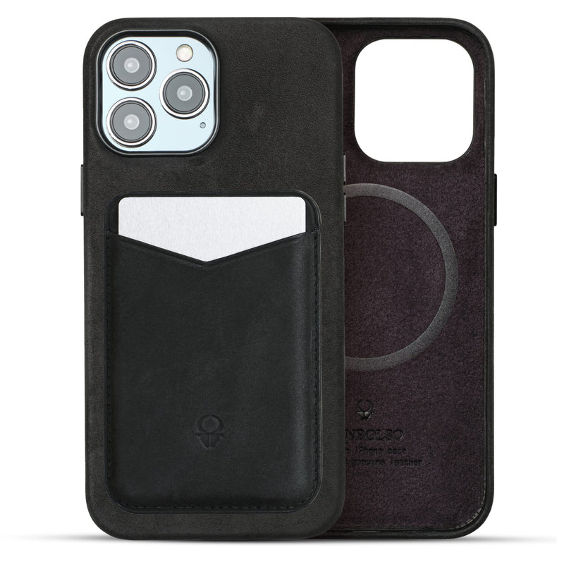 Iphone 14 Pro Max Case With Wallet Bundle Leather Iphone Case With Magsafe