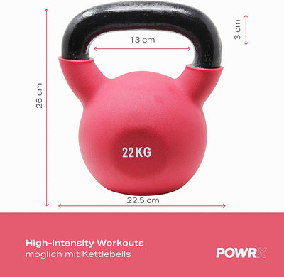 POWRX KETTLEBELL NEOPRENE 2