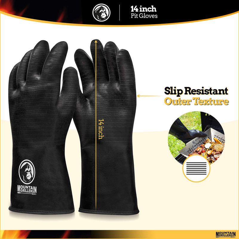 Extremely heat-resistant gloves for grill BBQ high temperatures