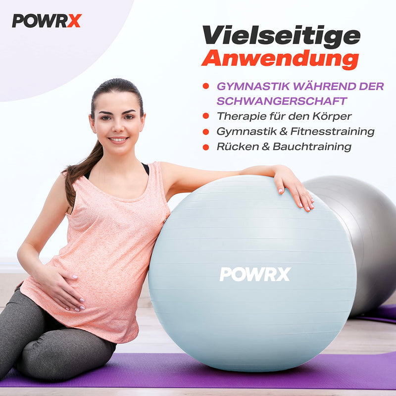 Exercise ball including ball pump and workout I sitting ball Pilates yoga ball antiburst