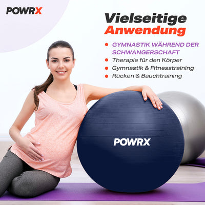 Exercise ball including ball pump and workout I sitting ball Pilates yoga ball antiburst