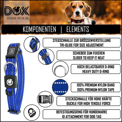 DDOXX NYLON DOG COLLAR