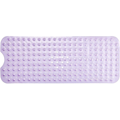 Non-Slip Extra Long Bath Mat With Suction Cups 100x40cm/40x16in