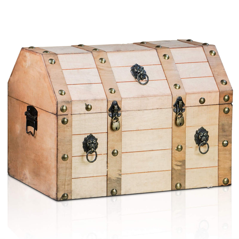 BRYNNBERG TREASURE CHEST LARGE WITH LOCKABLE LOCK WITH KEY