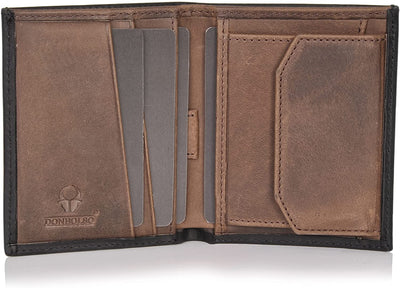 Slim Wallet Rome I Genuine Leather Wallet with RFID Protection I Mini Wallet