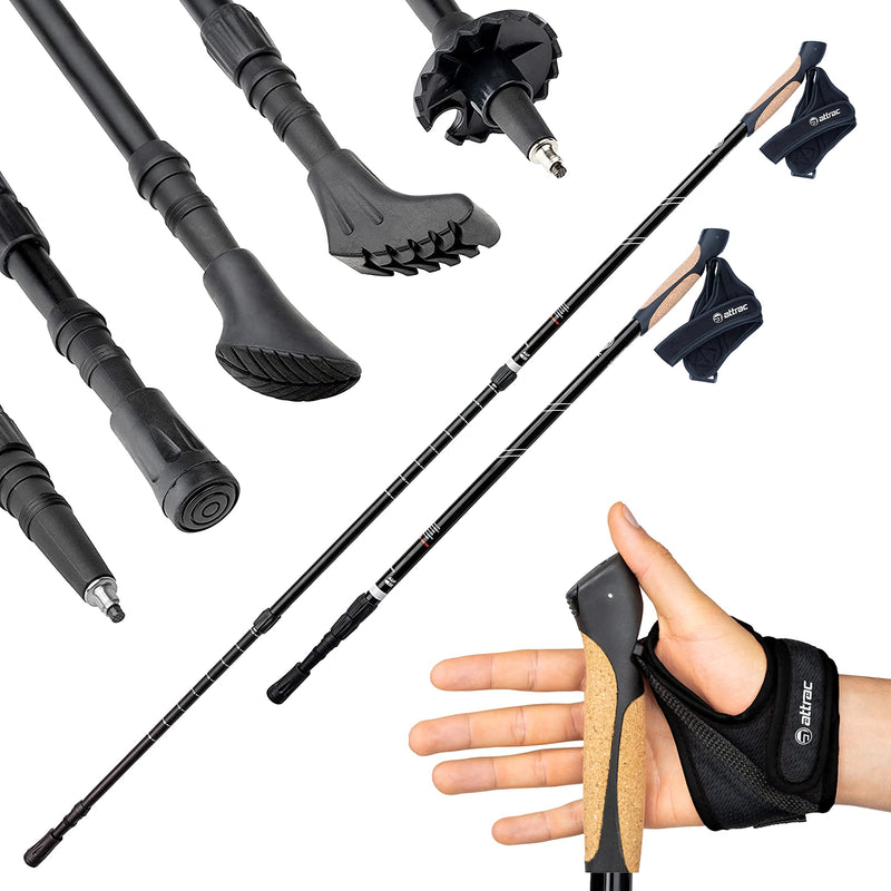 Hiking poles Click Go trekking poles with anti-shock cushioning I running poles