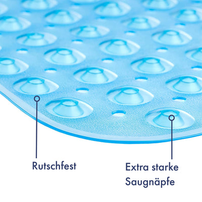 Non-Slip Extra Long Bath Mat With Suction Cups 100x40cm/40x16in