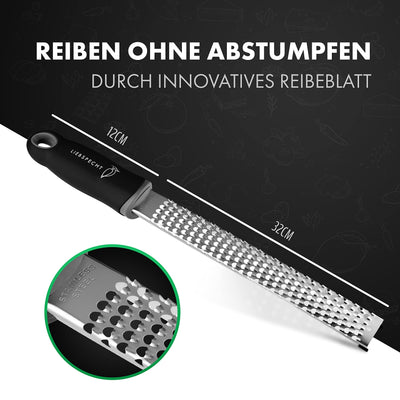 High-quality stainless steel zester grater, ideal parmesan grater, cheese grater