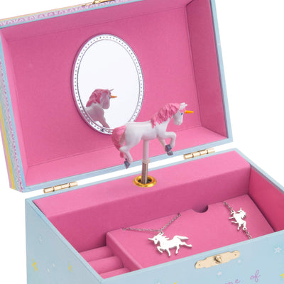 Unicorn Music Box Jewelry Set for Little Girls 3 Unicorn Gifts for Girls