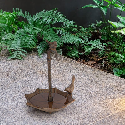 I Standing bird bath 18 x 16 x 19 cm bird bath garden balcony