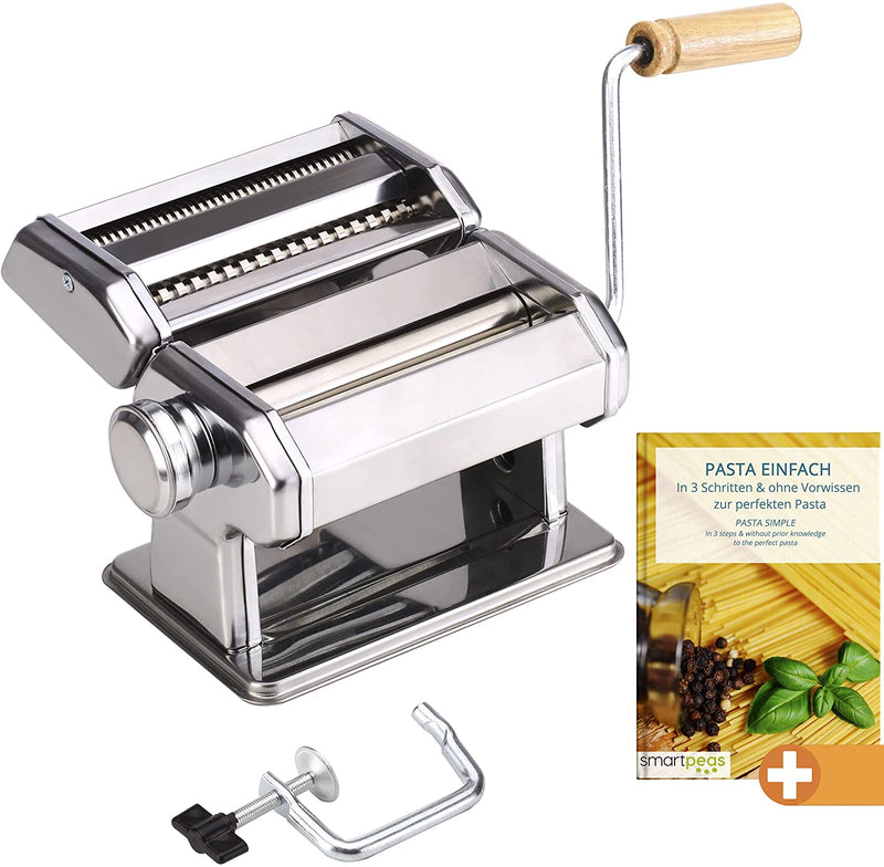 Pasta Maker Pasta Machine Manual Pasta Machine Made of Stainless Steel Chrome for