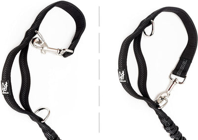 HAPPILAX ELASTIC DOG LEASH WITH PADDED HANDLES